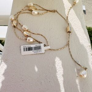 Elegant like Gold and Pearl Women's bracelet NWT